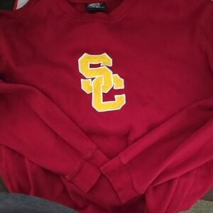 Red SC Logo Men's Sweater